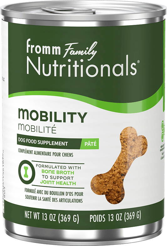 Fromm Nutritionals Mobility Dog Food Supplement Pate 13oz