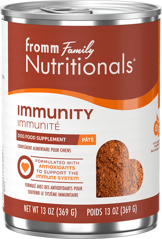 Fromm Nutritionals Immunity Dog Food Supplement Pate 13oz
