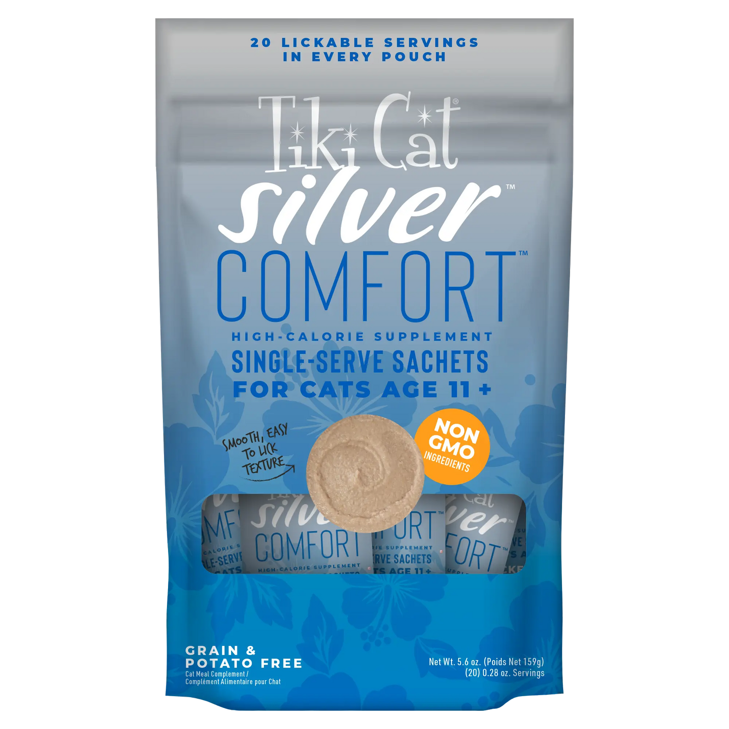 TikiCat Silver Comfort Single Sachets 5.6oz