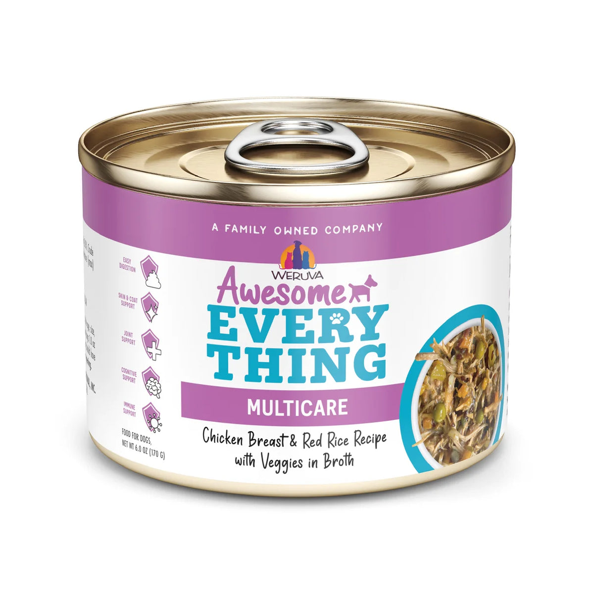 Weruva Awesome Everything Chicken Breast & Red Rice Recipe 6oz