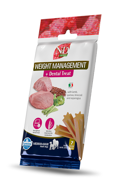 Farmina N&D Weight Management Lamb Dental Treat for Dogs 7ct.