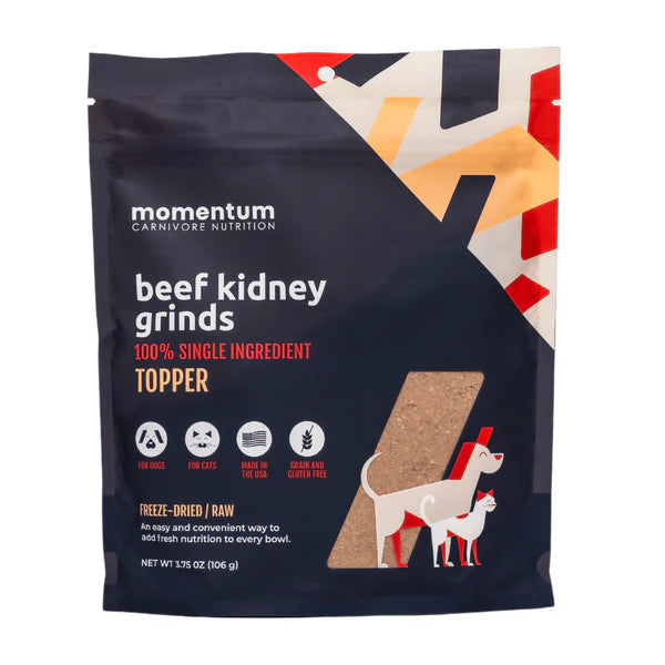 Momentum Freeze Dried Beef Kidney Grinds Food Topper
