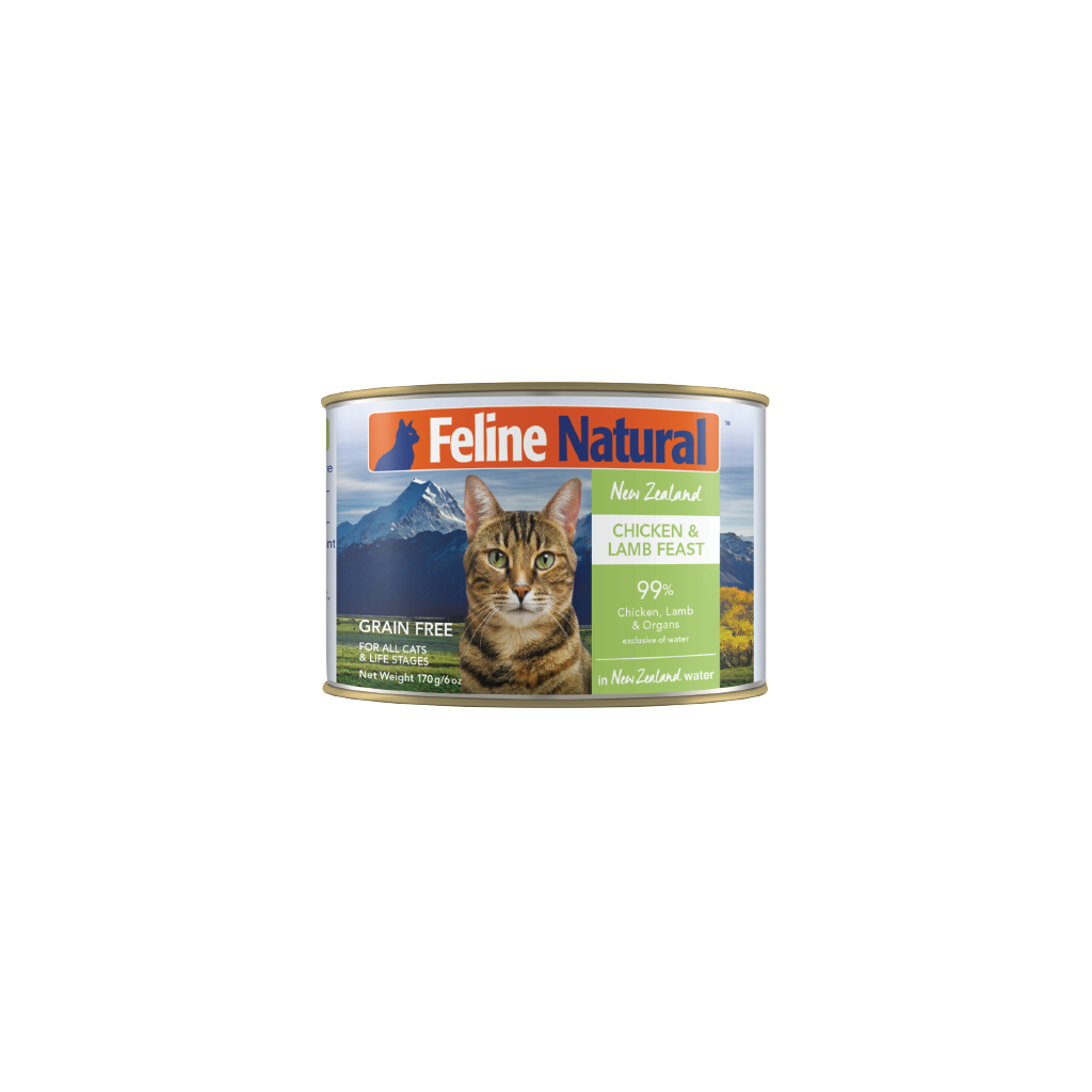 Feline Natural Chicken & Lamb Feast Canned Cat Food 6 oz