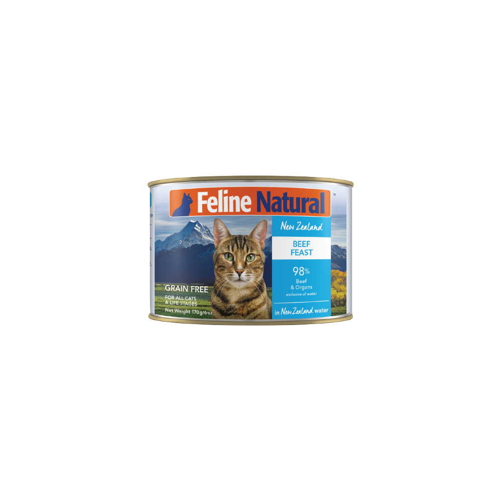 Feline Natural Beef Feast Canned Cat Food 6 oz