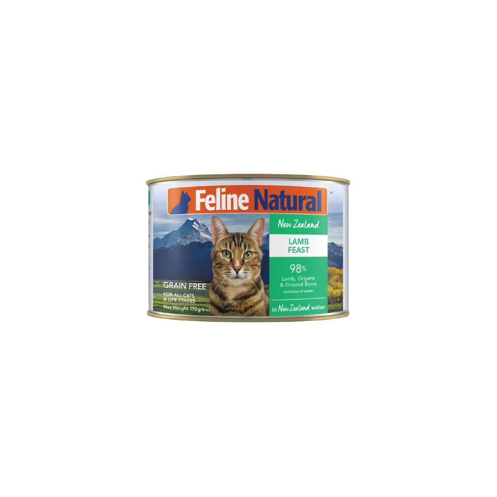 Feline Natural Lamb Feast Canned Cat Food 6 oz