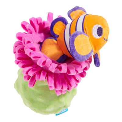 BARK Clown Fishing Around Plush Dog Toy