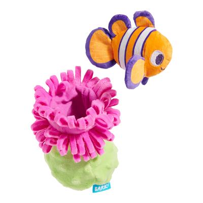 BARK Clown Fishing Around Plush Dog Toy