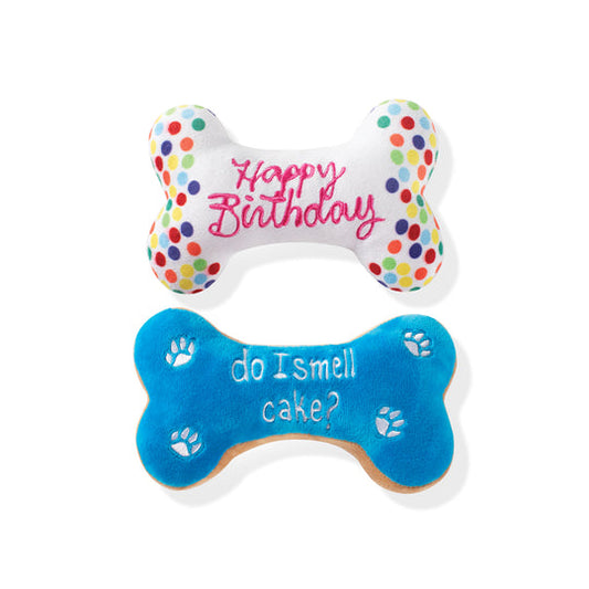 Fringe Studio Birthday Cookie Small Dog Toys 2 pack