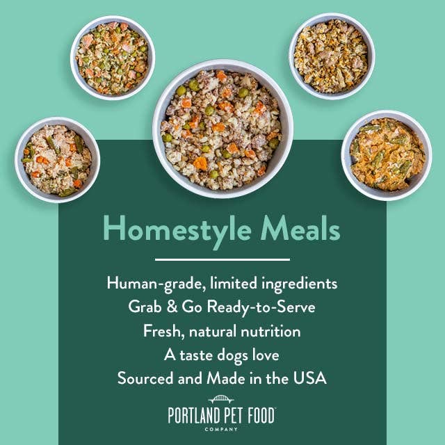 Portland Pet Food Company Rosie's Beef N Rice Homestyle Dog Meal