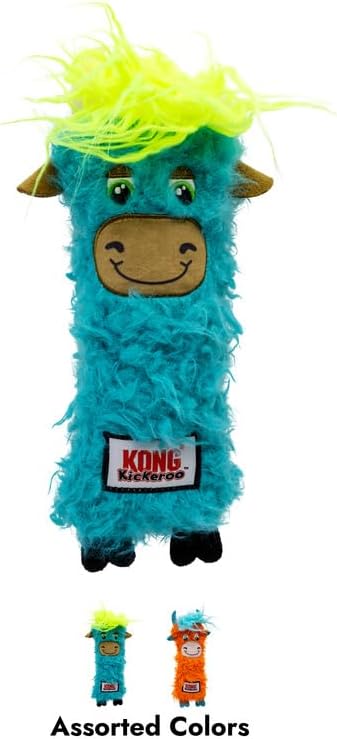 Kong Kickaroo Highland Cow Cat Toy