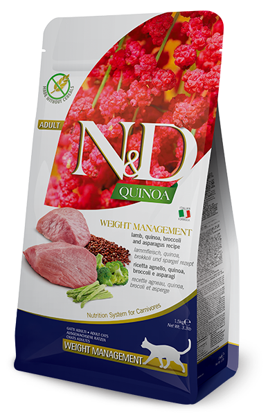 Farmina N&D Quinoa Weight Management Dry Cat Food 11lbs