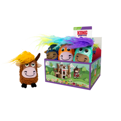 Kong Scrattles Highland Cow Assorted Cat Toy