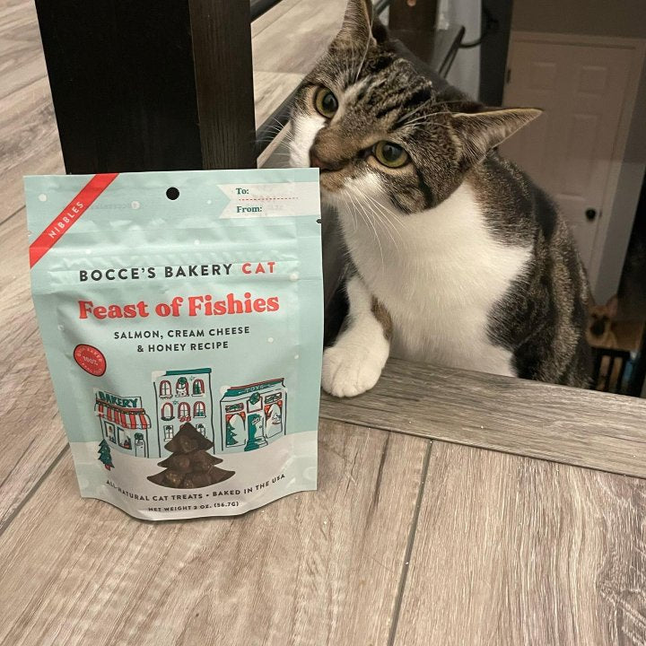 Bocce's Bakery Feast of Fishies Cat Treat 2oz