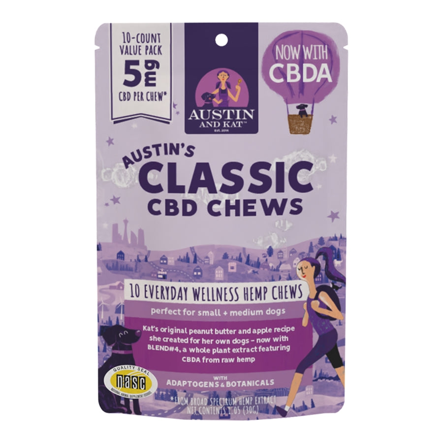 Austin & Kat Premium CBD Chew 10 Pack
