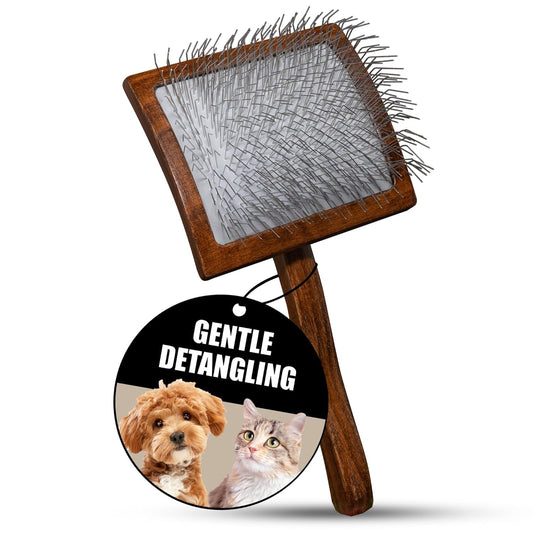 Tauro Pro Line Large Brown Slicker Brush for Dogs and Cats