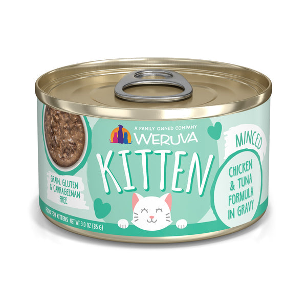 Weruva Kitten Chicken & Tuna in Gravy 3 oz