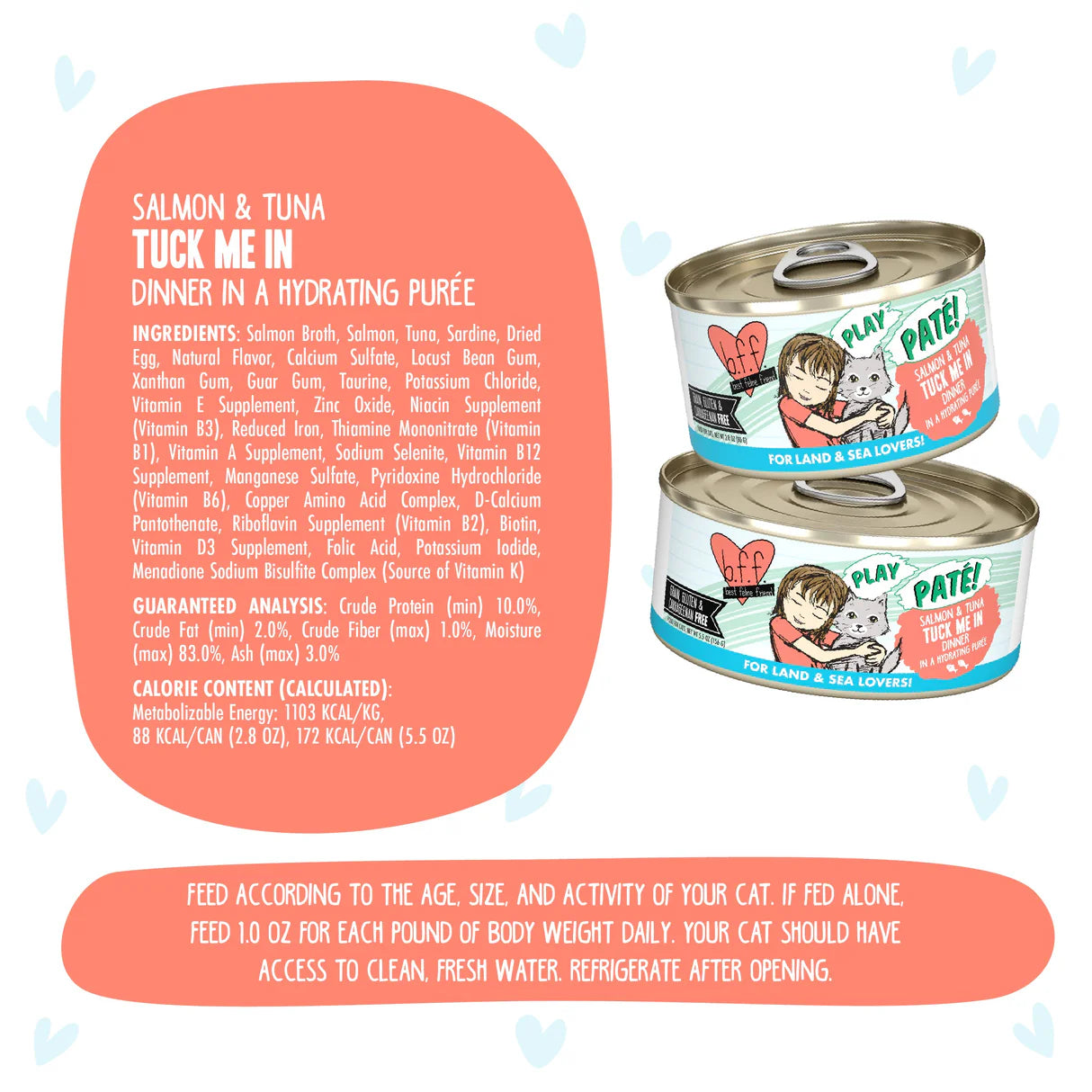 BFF Play Pate Tuck Me In Salmon & Tuna 5.5oz