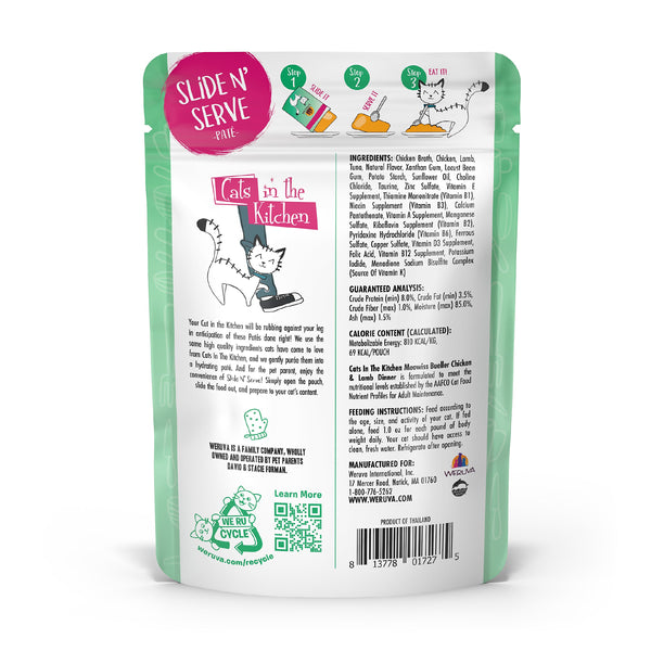 Cats in the Kitchen Slide Meowiss Bueller 3-oz