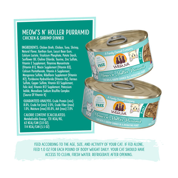 Weruva Cat Pate Purramid 3oz