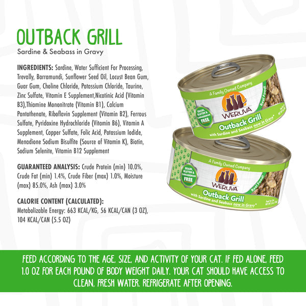 Weruva Outback Grill Canned Cat Food 5.5-oz