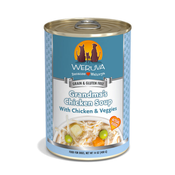 Weruva Grandma's Chicken Soup Canned Dog Food 14-oz