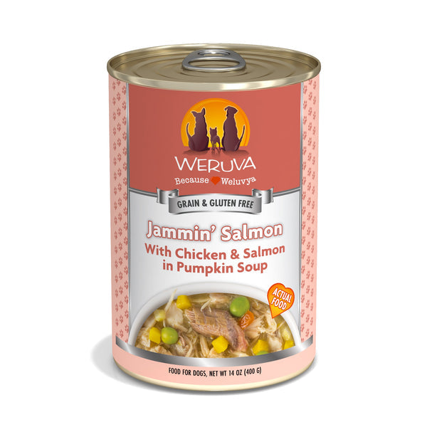 Weruva Jammin' Salmon Canned Dog Food 14-oz