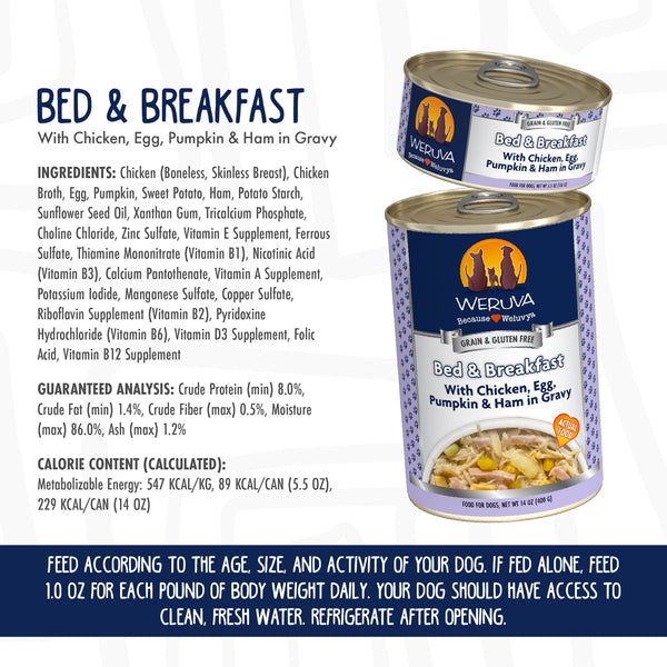 Weruva Bed & Breakfast 14-oz