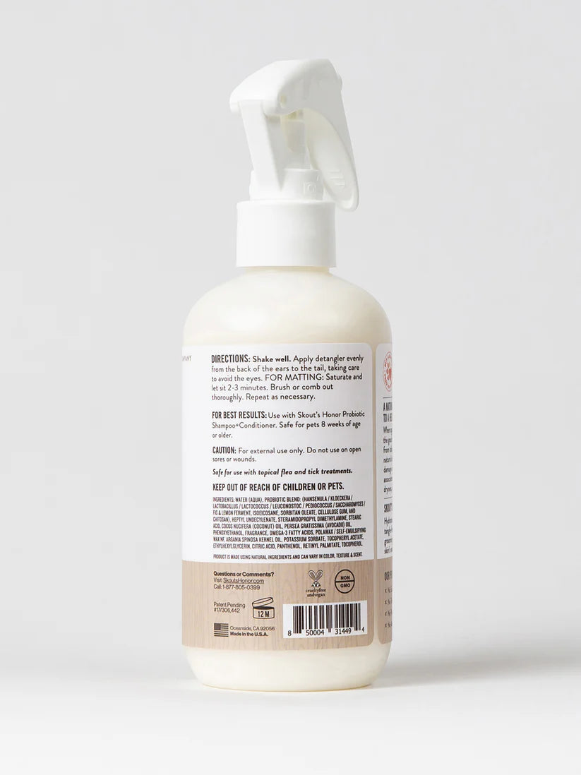 Skout's Honor Probiotic Detangler Dog of the Woods 8oz