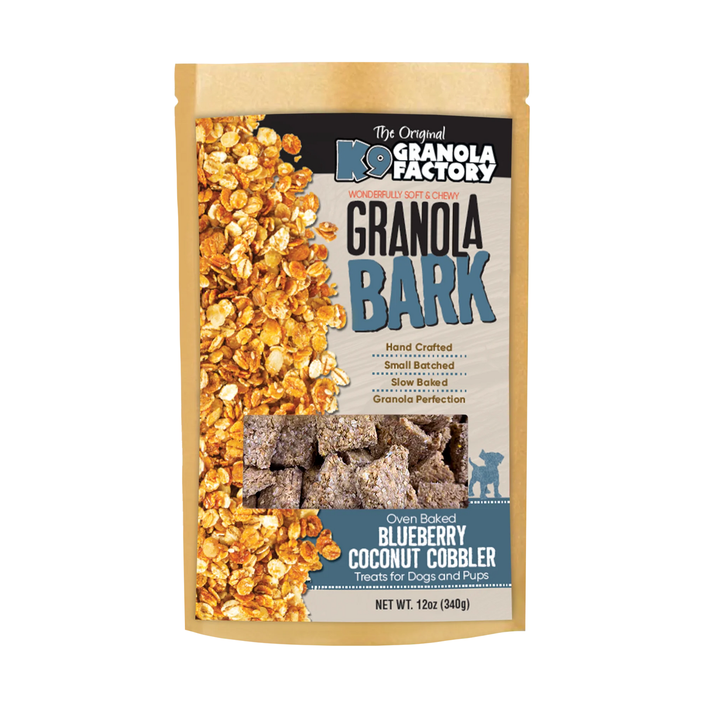 K9 Granola Factory Soft & Chewy Granola BARK Treats 10oz