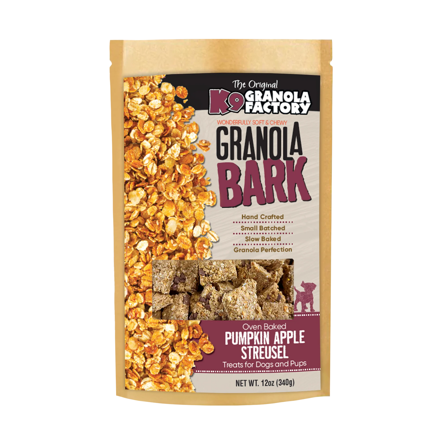 K9 Granola Factory Soft & Chewy Granola BARK Treats 10oz