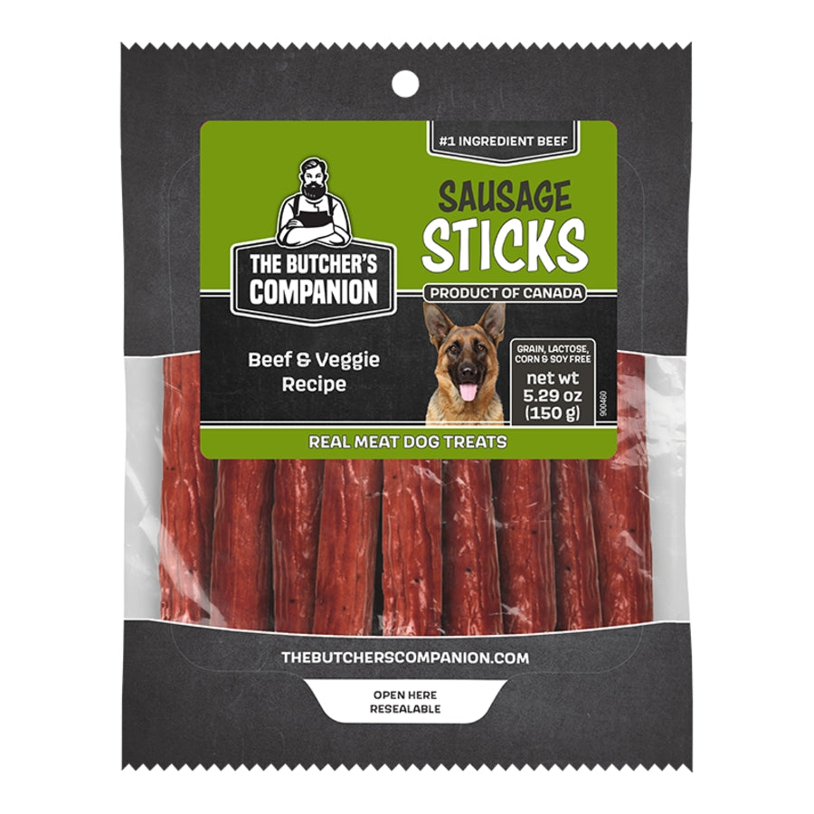 Butcher's Companion Sausage Sticks Beef & Veggie 5.2oz