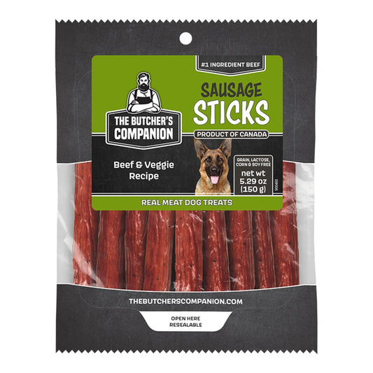 Butcher's Companion Sausage Sticks Beef & Veggie 5.2oz