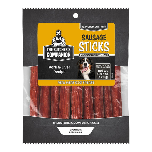 Butcher's Companion Sausage Sticks Pork & Liver 6.2oz