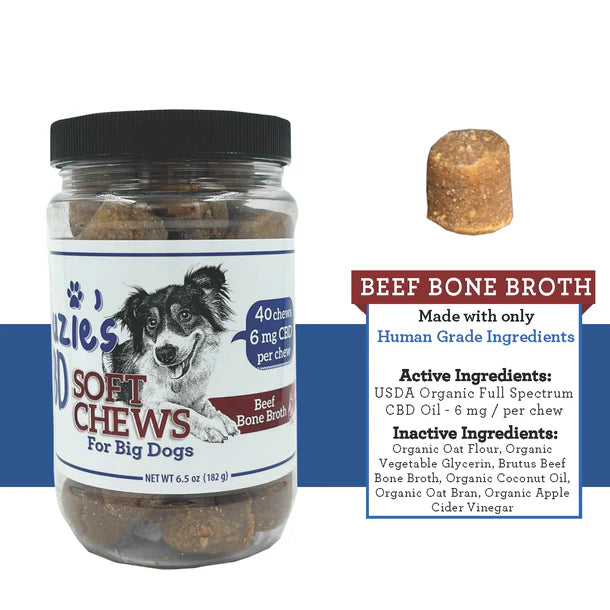 Suzie's 6mg CBD Soft Chews for Big Dogs
