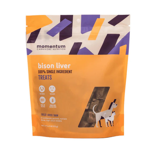 Momentum Freeze Dried Bison Liver Treats
