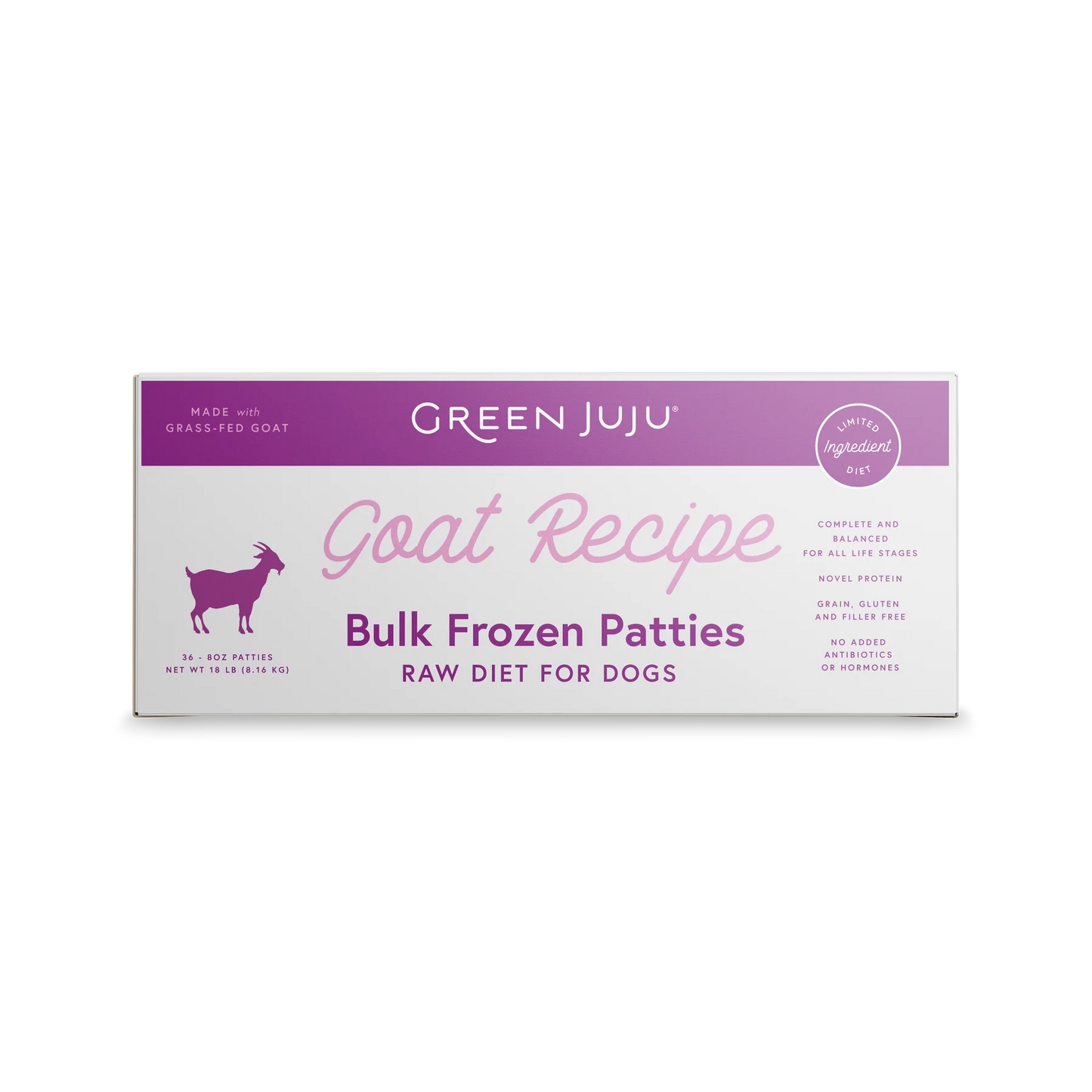 Green Juju Goat Recipe Frozen Patties & Sliders