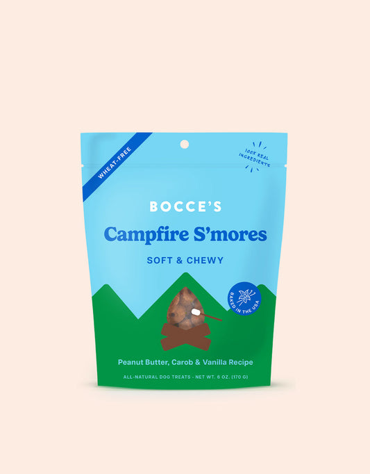 Bocce's Santa S'mores Soft & Chewy Dog Treats 6-oz
