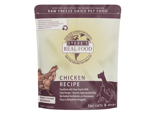Steve's Real Food Freeze Dried Raw Nuggets Chicken Recipe 1.25lb