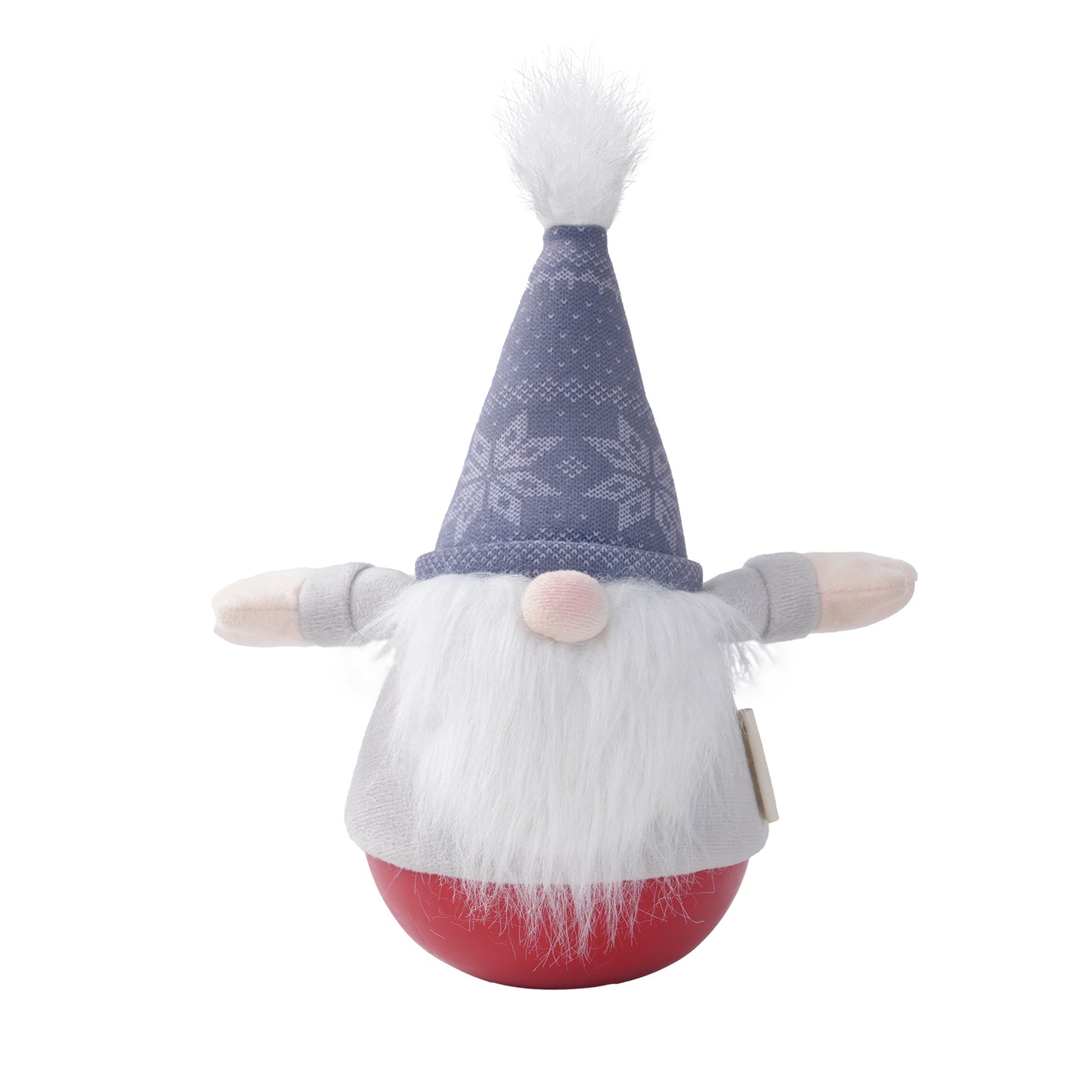 Tall Tails Holiday Rolly Wobbler Gnome 12"