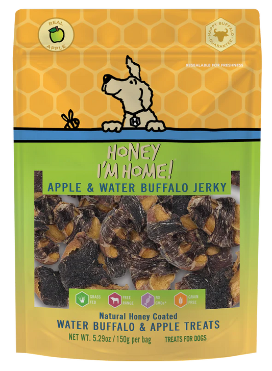 Honey I'm Home Water Buffalo Apple Jerky 5.29oz