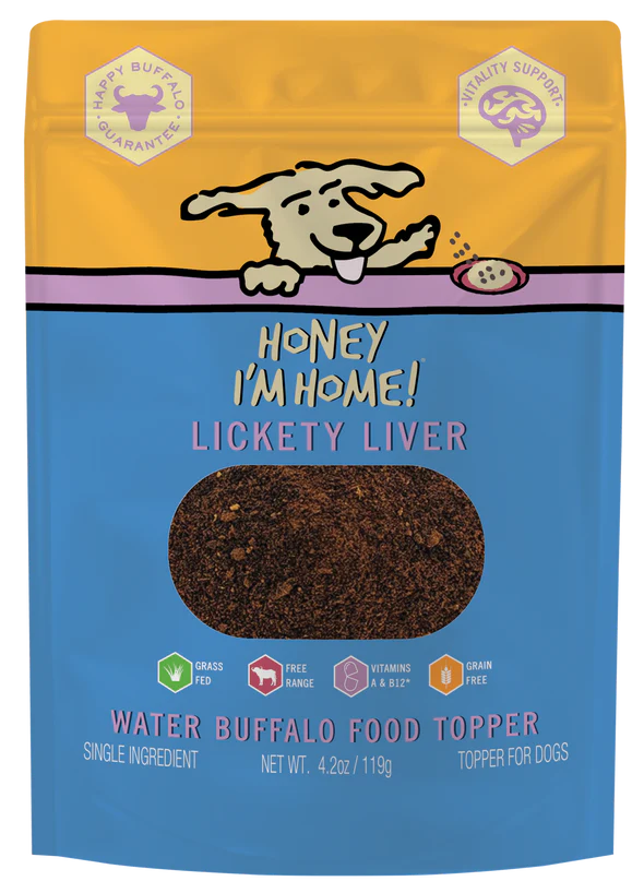 Honey I'm Home Lickety Liver Meal Topper 4.23oz