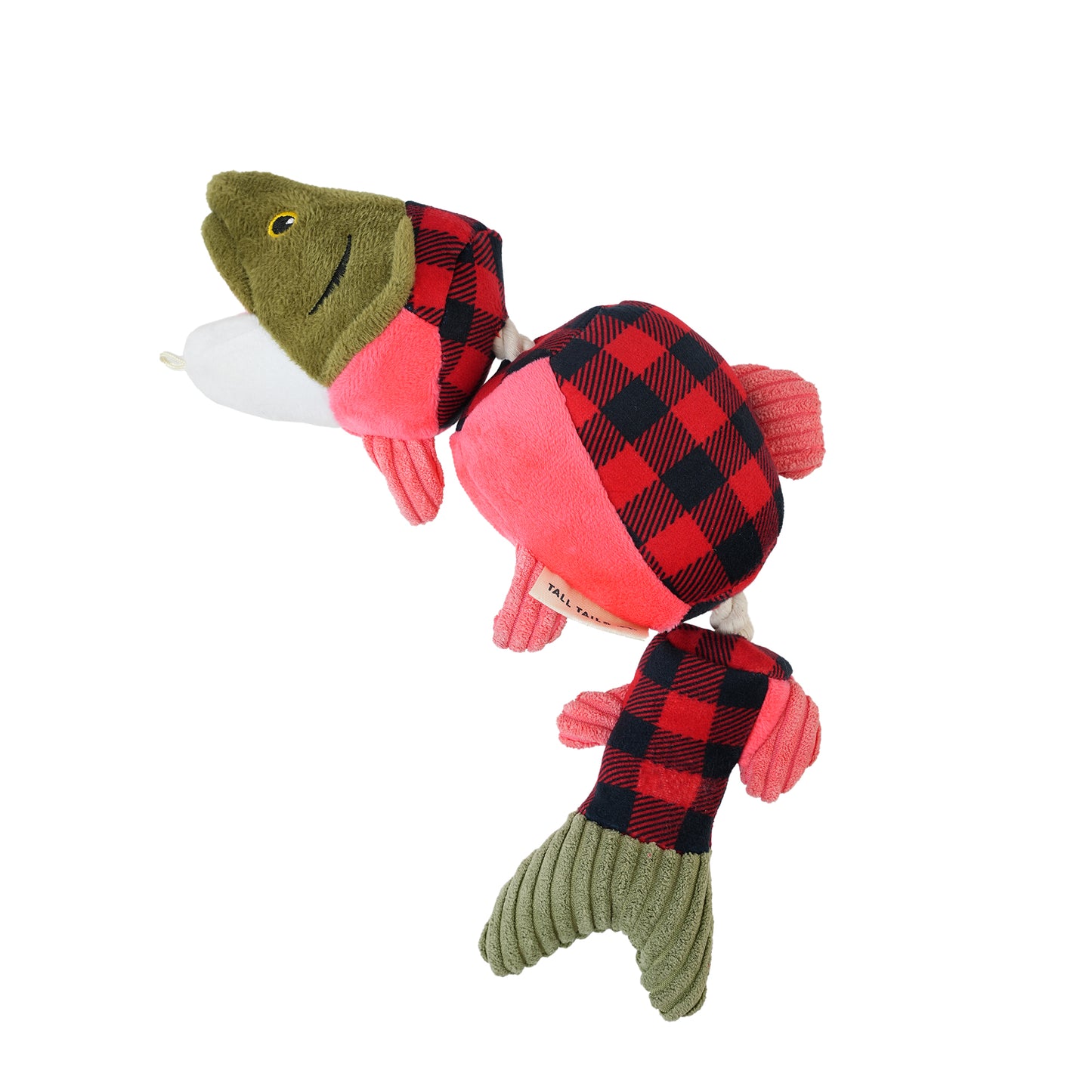 Tall Tails Shaker Plaid Salmon