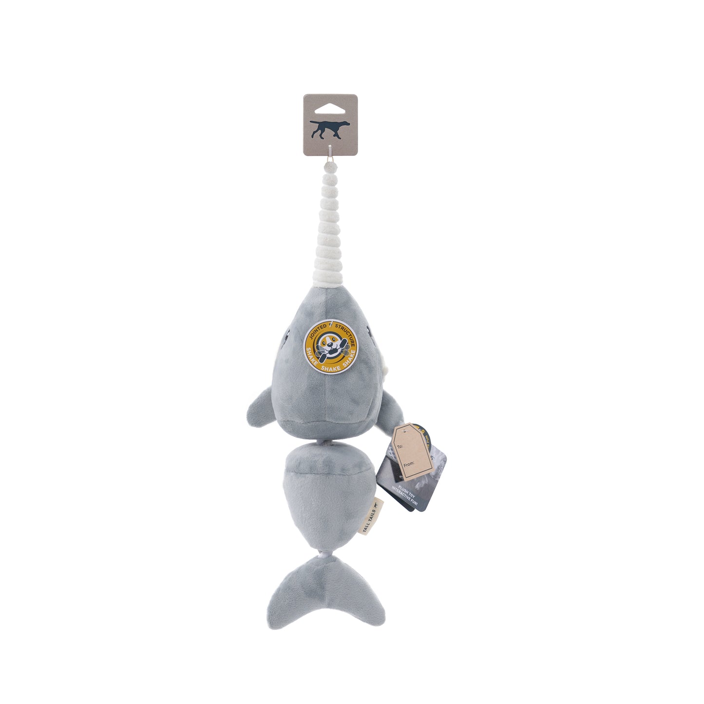 Tall Tails Jointed Narwhal 10"