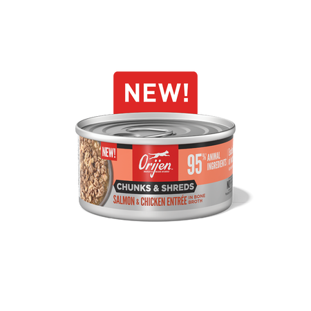 Orijen Cat Chunks & Shreds Salmon & Chicken Entree