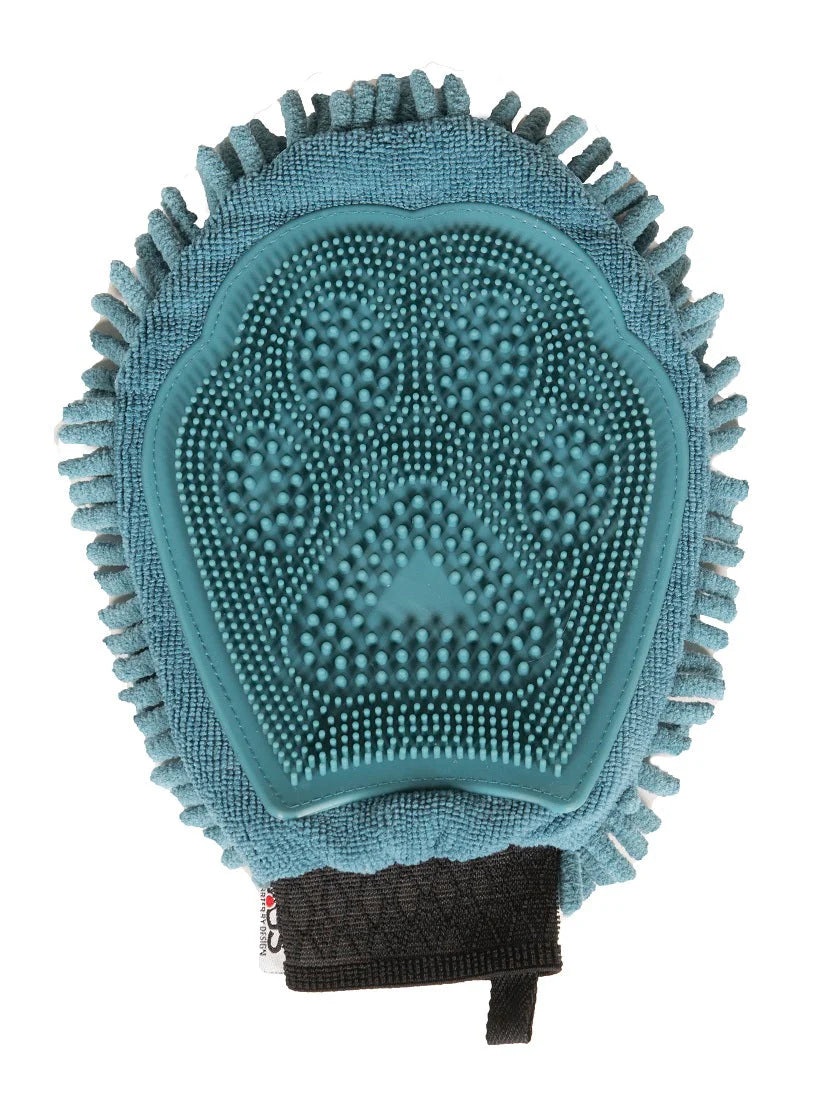 Dog Gone Smart Dirty Dog Grooming Mitt Pacific Blue