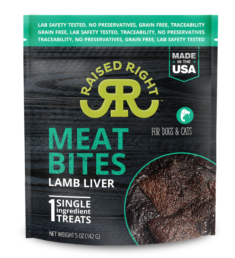 Raised Right Meat Bites Crispy Treats 5oz