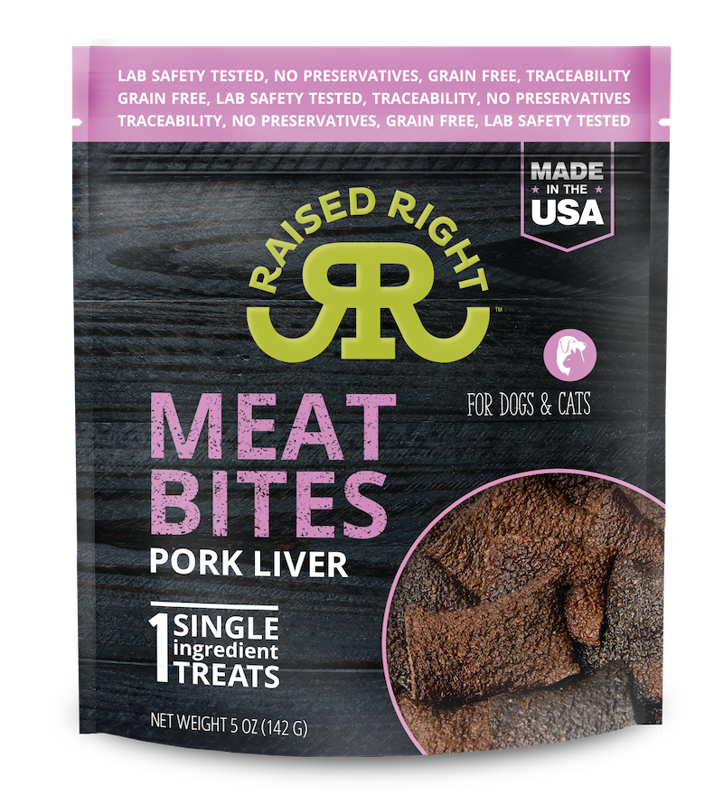 Raised Right Meat Bites Crispy Treats 5oz