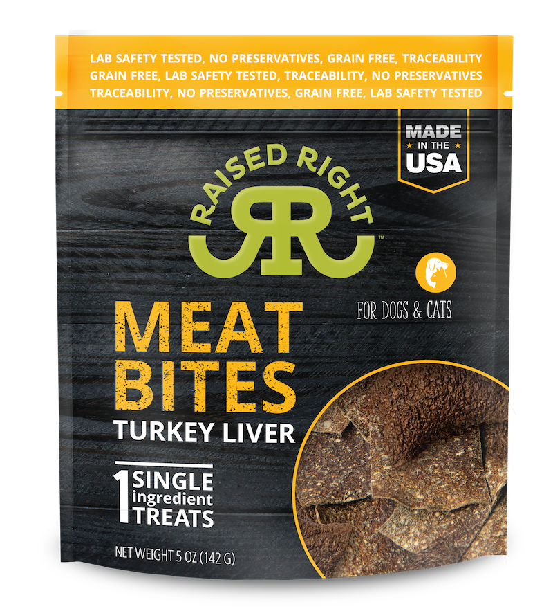 Raised Right Meat Bites Crispy Treats 5oz