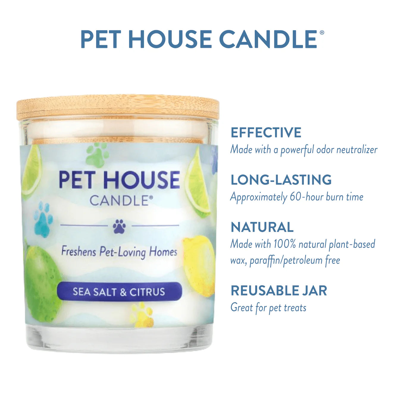 Pet House Sea Salt & Citrus Candle 9oz