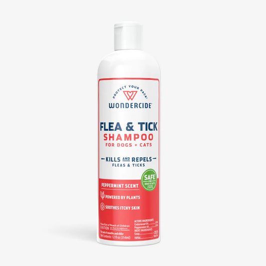 Wondercide Flea & Tick Shampoo for Dogs and Cats 12oz